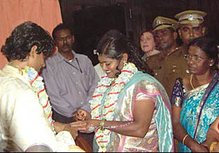 A wedding of a different kind at Welikada Prisons